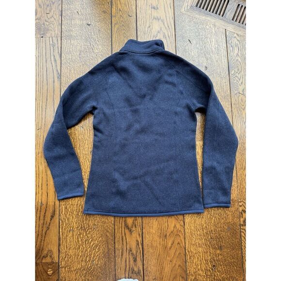 Patagonia Women's Better Sweater 1/4 Zip Pullover New Navy Small NWT $139 Org. - Picture 2 of 5
